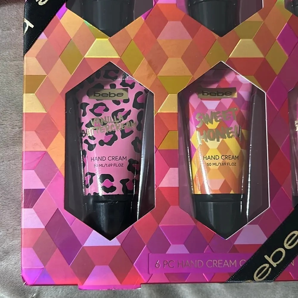 bebe 6 pc Hand Cream Collection Gift Pack for Her